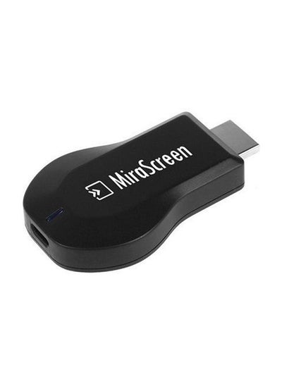 TV Dongle Adapter Miracast Receiver Black
