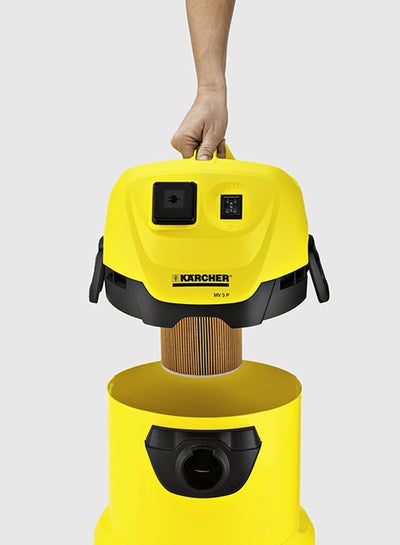Electric Multi-Purpose Vacuum Cleaner 17.0 L 1000.0 W 1.629-600.0 Black/Yellow