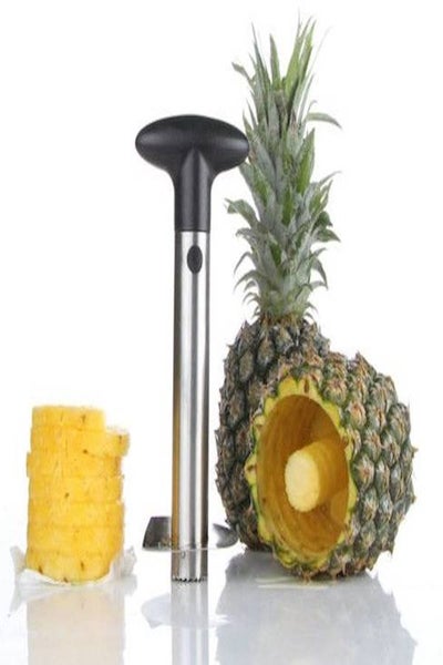 Easy Fruit Stainless Steel Pineapple Corer/Slicer/Peeler/Cutter