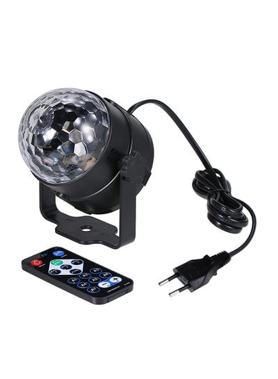 Remote Control Mini LED Magic Ball Lamp Black 0.253kg
