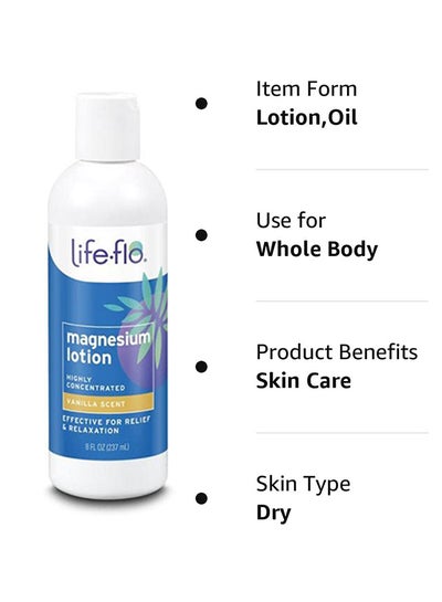 Magnesium Lotion Life Flo Health Products