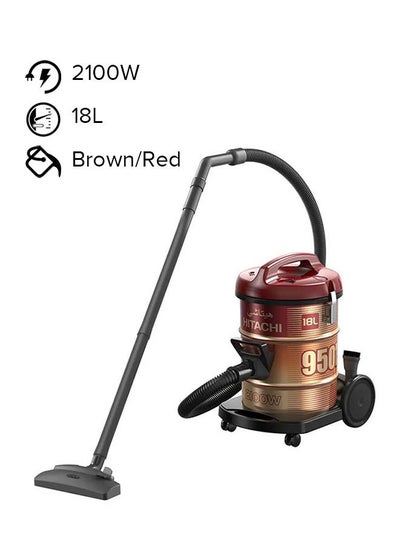 Drum Type Vacuum Cleaner 18.0 L 2100.0 W CV950F 24CBS WR Wine red