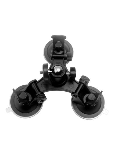 Triangle Suction Cup Mount Holder Black