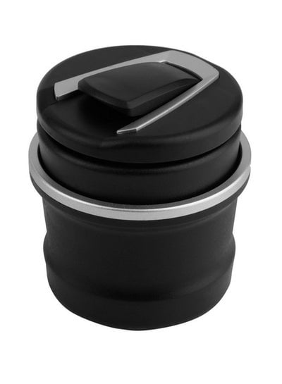 LED Ashtray Storage Cup Black 10cm