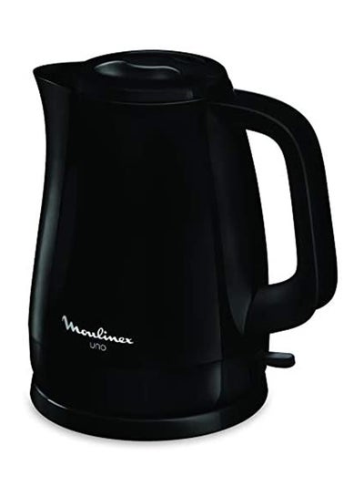 Uno Electric kettle , Large capacity, Water Boiler, with glossy black finish 1.5 L 2400.0 W BY150827 Black