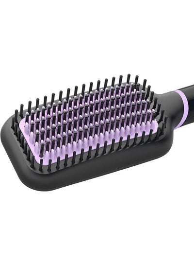 StyleCare Essential Heated Straightening Brush With 2 PIN BHH880/00 Black/Purple