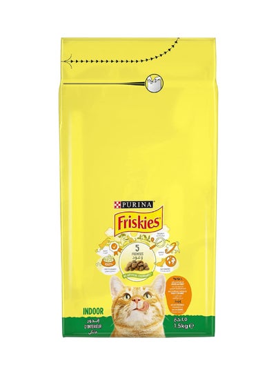 Friskies Tasty Mix With Chicken Turkey And Vegetable For Indoor Cats 1.5kg