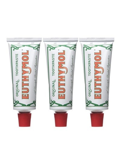 Pack Of 3 Original Toothpaste Multicolour 3x75ml