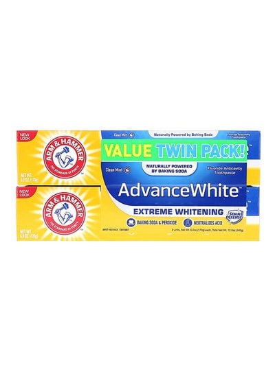 Pack Of 2 Advance White Fluoride Anticavity Toothpaste