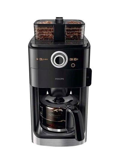 Grind And Brew Coffee Machine 1.2 L 1000.0 W HD7762/00 Black/Grey