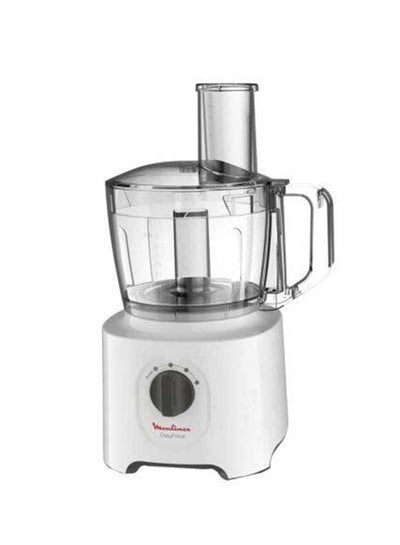 EASY FORCE  Food Processor Easy To Use Ideal For Beginners 6 Attachments Over 25 Different Functions 2.4 L 800 W FP247127 White/Clear