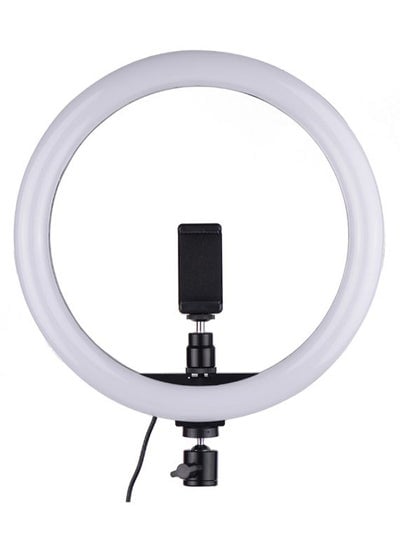 Dimmable Video Shooting LED Ring Photography Light Black/White