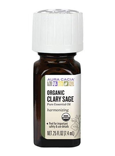 Organic Clary Sage Pure Essential Oil 7.4ml
