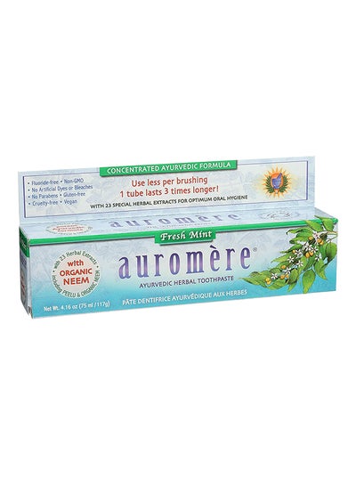 Fresh Mint Ayurvedic Herbal Toothpaste
