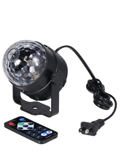 Mini LED Magic Ball Stage Effect Uplight With Remote Controller Clear/Black