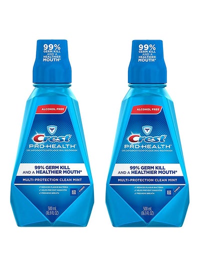Pack Of 2 Pro Health Multi Protection Clean Mint Mouthwash