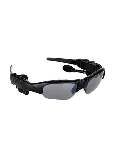 Bluetooth Headset Wrap Sunglasses Black/Grey