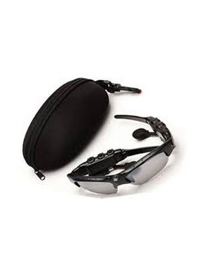 Bluetooth Headset Wrap Sunglasses Black/Grey