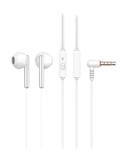 G6 Stereo In-Ear Headphone With Mic White