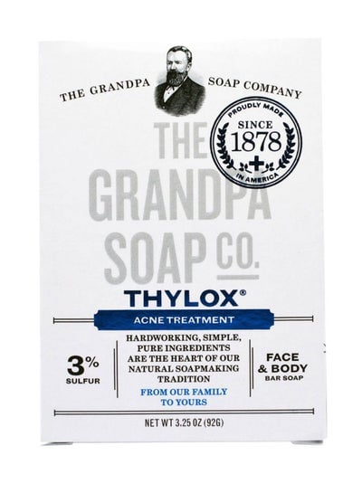 Thylox Acne Treatment Face And Body Bar Soap 92grams
