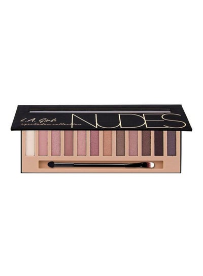 Beauty Brick Eyeshadow Palette With Brush Nudes