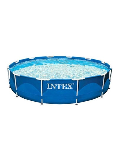 Superior Strength And Longer Durability Sturdy Frame Swimming Pool For Kids 144.09x144.09x9.84inch