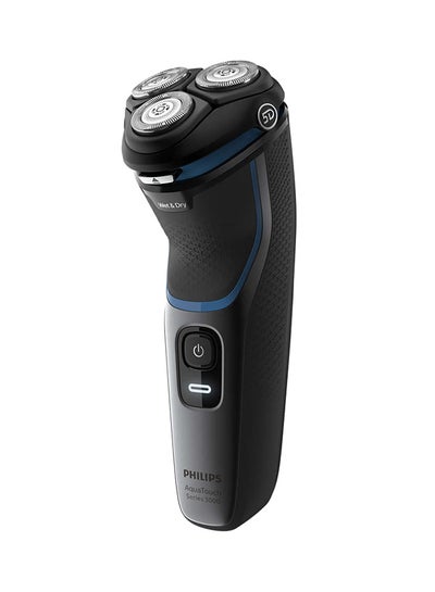 Shaver Series 3000 AquaTouch Wet Or Dry Electric Shaver S3122/50, 2 Years Warranty Black/Grey