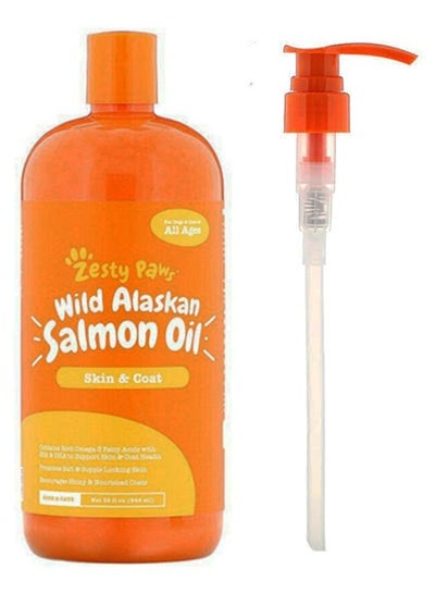 Skin And Coat Wild Alaskan Salmon Oil With Sprayer 946ml