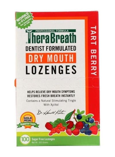 Tart Berry Dry Mouth Breath Freshener - 100 Lozenges 165grams