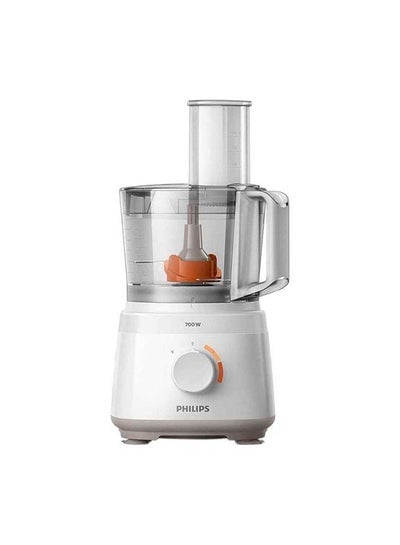 Daily Collection Compact Food Processor 1.5 L 700.0 W HR7320/01 White/Clear/Orange