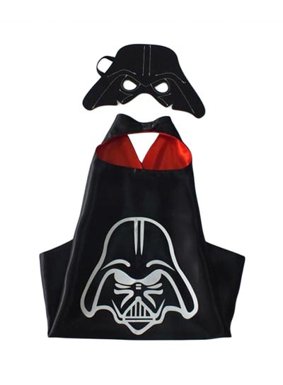 Dath Vader Superhero Cape And Mask Costume 70 x 70centimeter