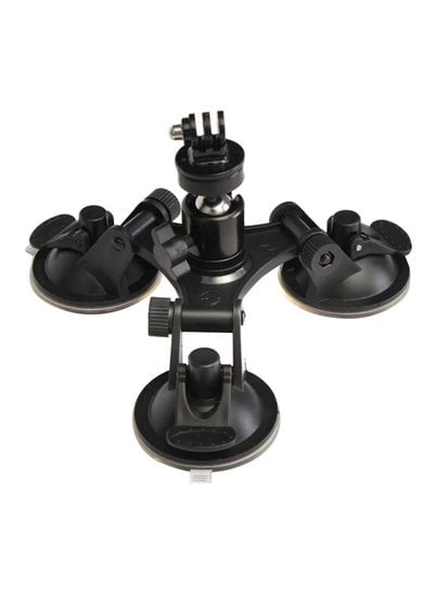 Tri-Cup Action Camera Suction Cup Mount Black