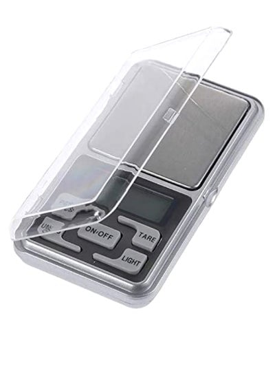 Mini Electronic Digital Pocket Scale Silver/Clear/Grey 12centimeter