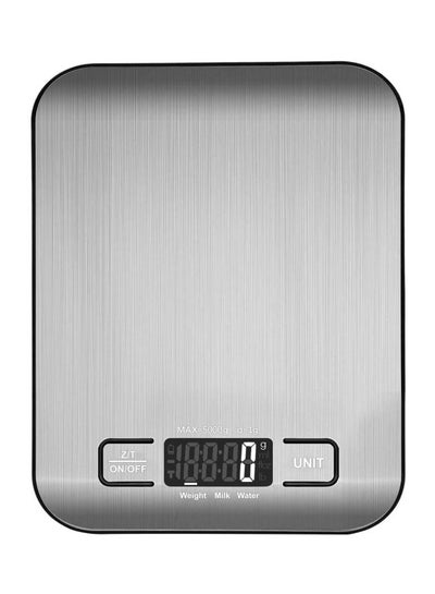 ABS Digital Measuring Scale Silver 7.1x5.5x0.6inch