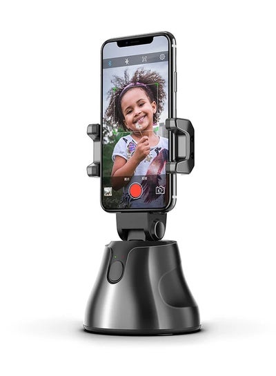 360°Cradle Head Selfie Smart Shooting Camera Phone Mount Black