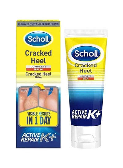 Cracked Heel Complete Foot Care Balm for Dry Skin with Active K+ Moisturization 60ml