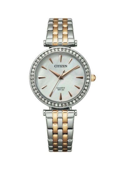 Women's Water Resistant Analog Watch ER0216-59D - 30 mm - Gold/Silver
