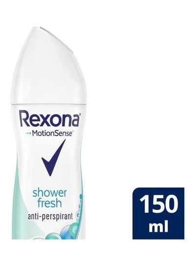 Antiperspirant Aerosol Shower Fresh Deodorant 150ml