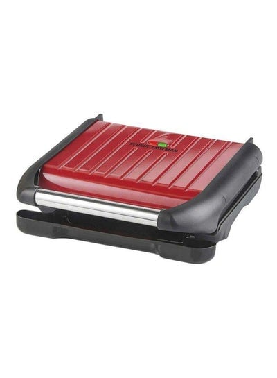 George Foreman Electric Indoor Grill Medium, With 75M Cord For Home And Office Use, Stainless Steel Family Grill 1650 W 25040 Red/Black