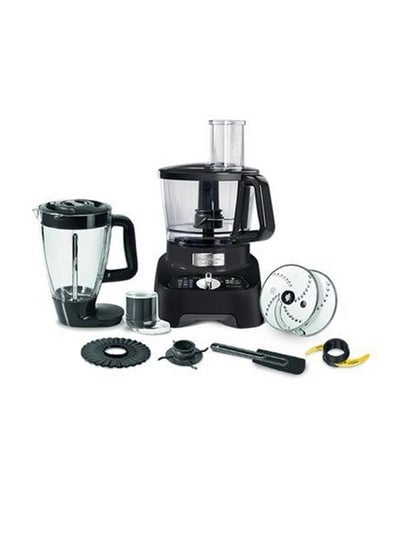 Double Force Food Processor, Large capacity, 8 attachments, 28 functions, Plastic 3 L 1000 W FP821827 Black/Clear