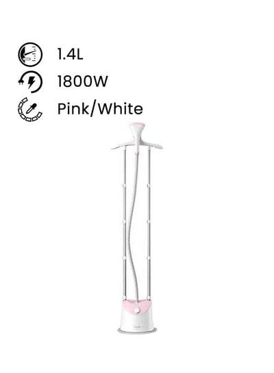 Vertical Garment Steamer 1.4 L 1800 W GC485/46 Pink/White