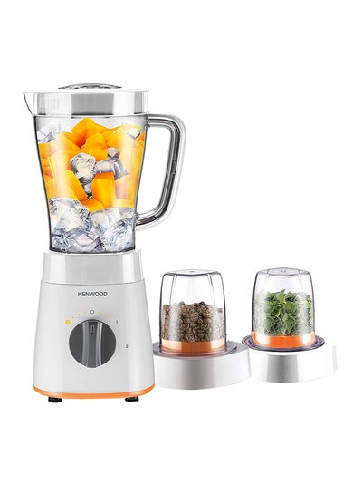 Blender Smoothie Maker With Grinder Mill, Chopper Mill, Ice Crush Function 500.0 W BLP15.360WH White