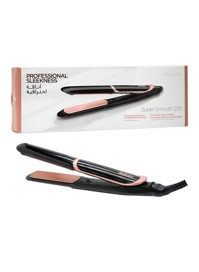 Bronze Shimmer Hair Straightener, Fast Heat-Up With Tourmaline-Ceramic Coated Plates, 6 Digital Heat Settings 140°C - 235°C, Ionic Frizz Control And Auto Shut Off - ST391SDE, Black Black