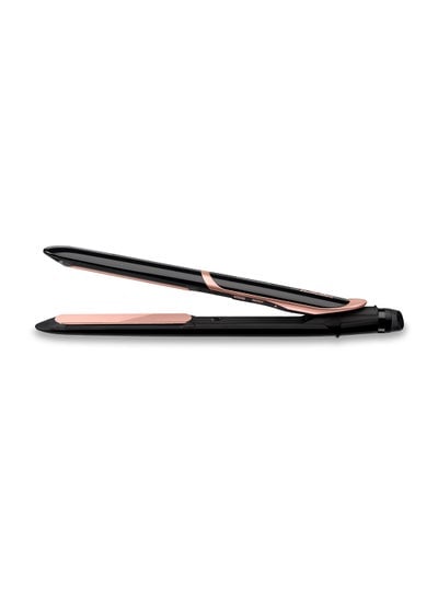 Bronze Shimmer Hair Straightener, Fast Heat-Up With Tourmaline-Ceramic Coated Plates, 6 Digital Heat Settings 140°C - 235°C, Ionic Frizz Control And Auto Shut Off - ST391SDE, Black Black