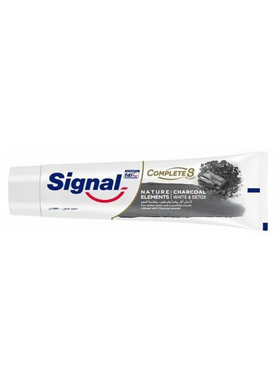 Complete 8 Charcoal Toothpaste WhiteBlueRed 100ml