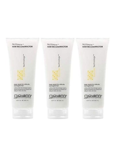 Pack Of 3 Nutrafix Hair Reconstructor Set 200ml