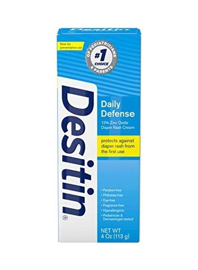 Daily Defense 13% Zinc Oxide Diaper Rash Cream