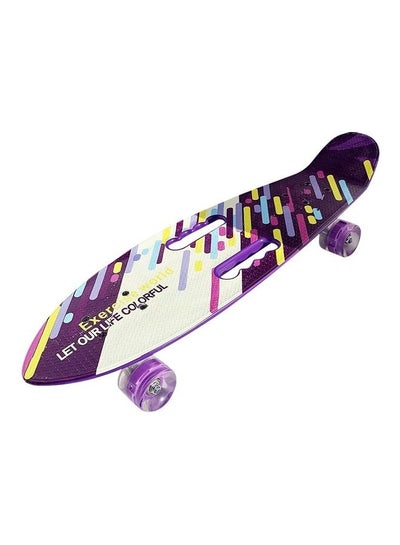 Skateboard With LED Flash Wheel