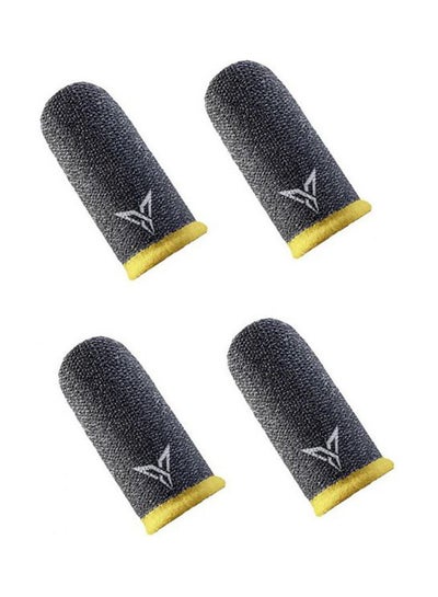 Finger-Sleeves-For-Game-Controller-Sweat-Proof-Gloves-For-Phone-Gaming-Pubg-And-Other-Touch-Screen-Thumbs-Soft-Yellow-Color-2-Sets