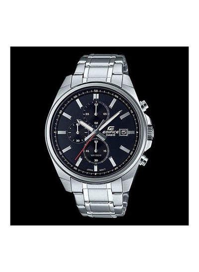 Men's Stainless Steel Chronograph Wrist Watch Efv-610D-1Avudf - 48 mm - Silver